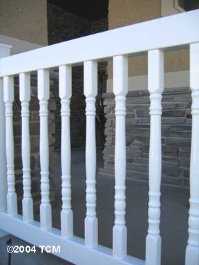 Colonial Baluster on Front Porch